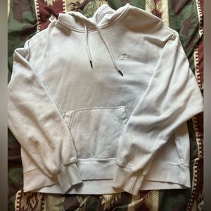 Hollister basic white hoodie